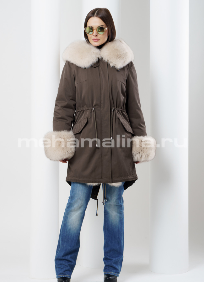 Парка на меху Malina siberian wear модель № П-105 в рассрочку