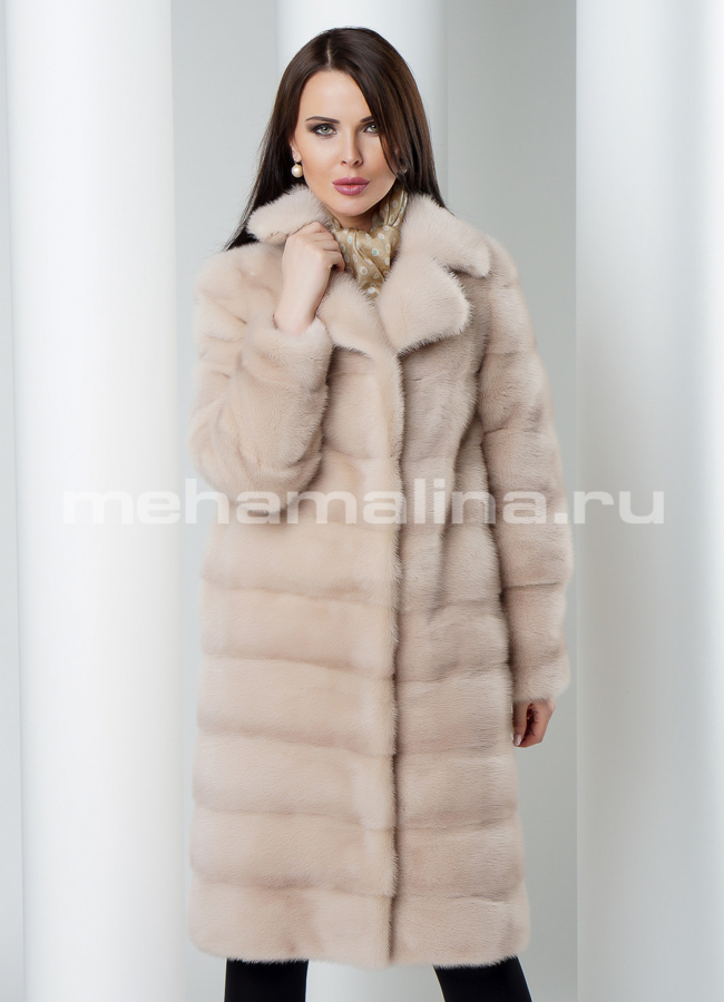 Шуба из норки модель № S-497 универмаг малина