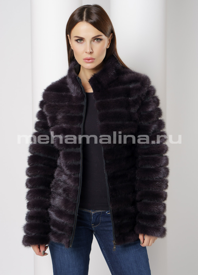 Жакет из норки модель № M-166 универмаг малина