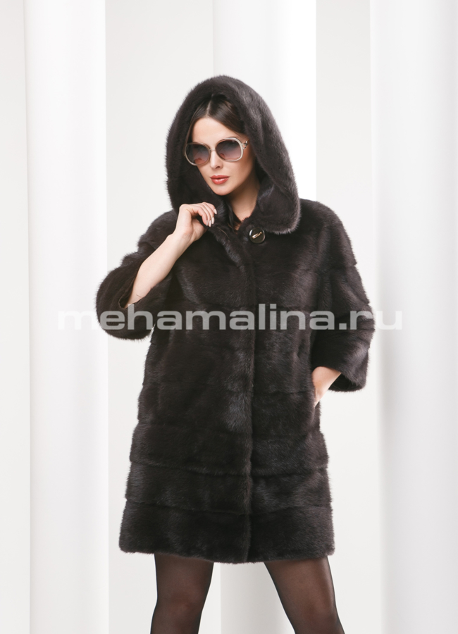 Шуба из норки модель № S-494 в кредит