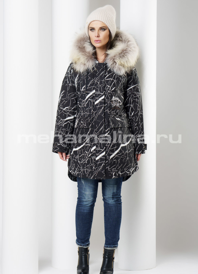 Парка меховая  модель № П-169 в рассрочку