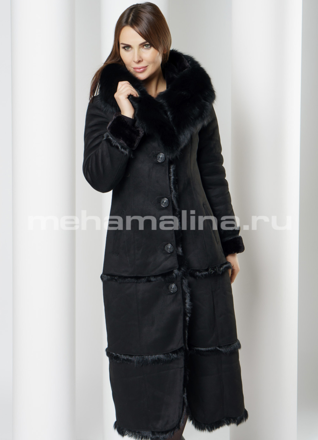 Дубленка эко модель № 17530 универмаг малина