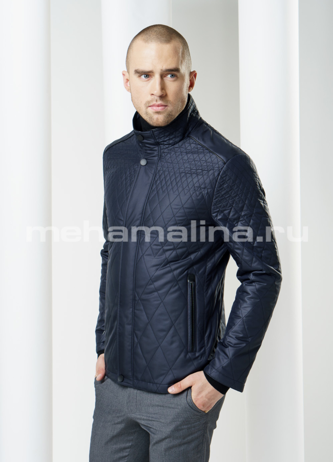 фото Куртка строченная, воротник стойка модель № KP-108