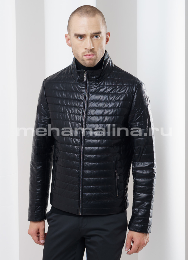 Куртка мужская из эко кожи модель № KP-154 универмаг малина