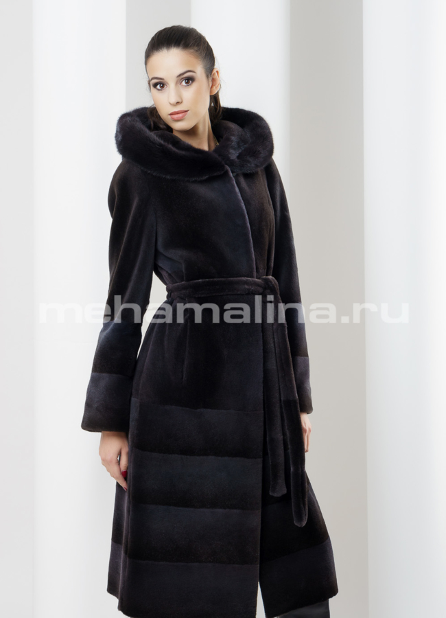 Шуба из нутрии модель № S-463 универмаг малина