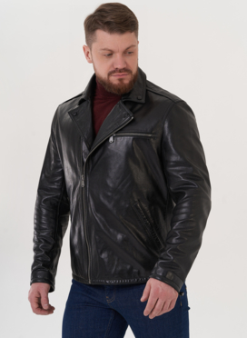 Мужская кожаная куртка 