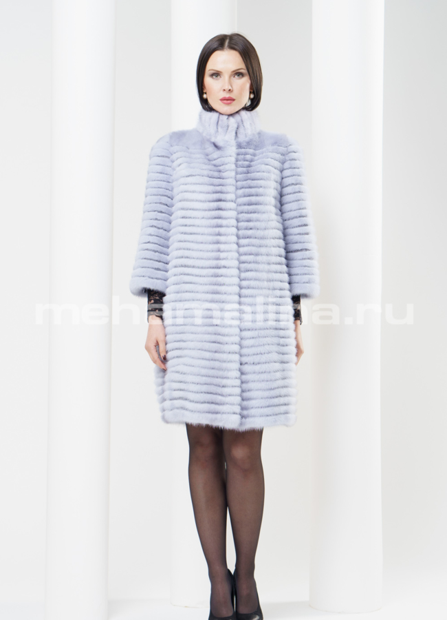 Шуба норка, стойка модель № S-324 в рассрочку