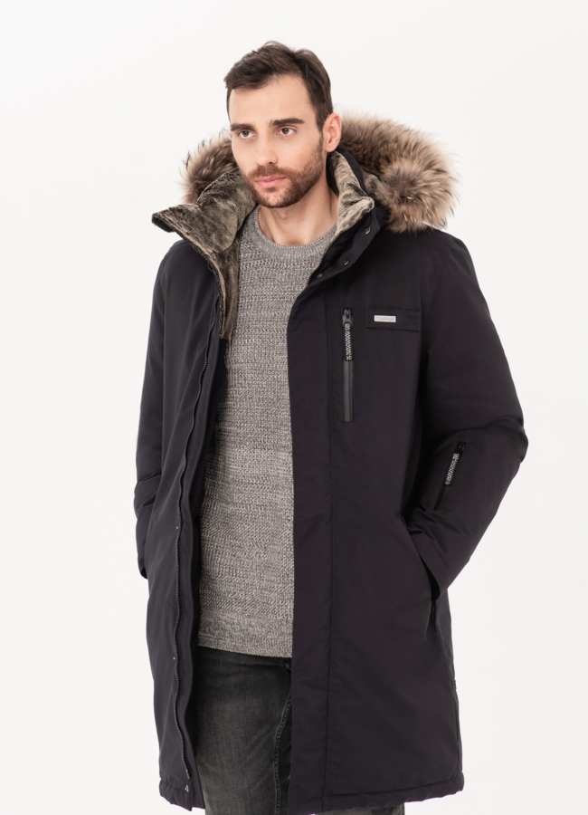 фото Парка мужская зимняя  модель № 22160