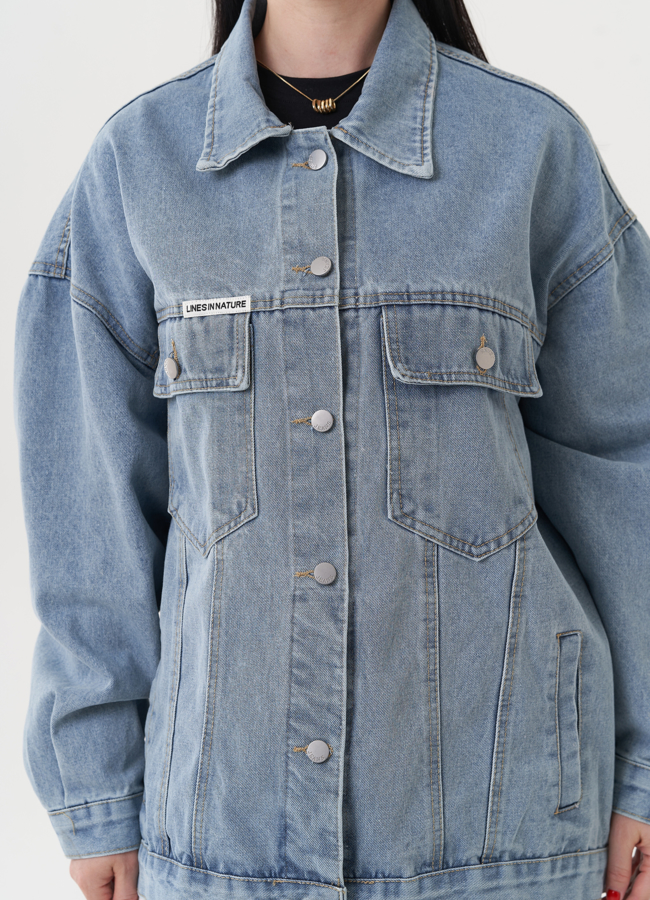 Женская джинсовая куртка из хлопка модель № 27249 в рассрочку Женская джинсовая куртка из хлопка модель № 27249 в рассрочку