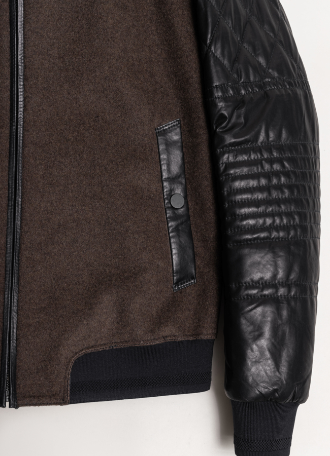 Куртка кожаная  модель № 21194 в кредит