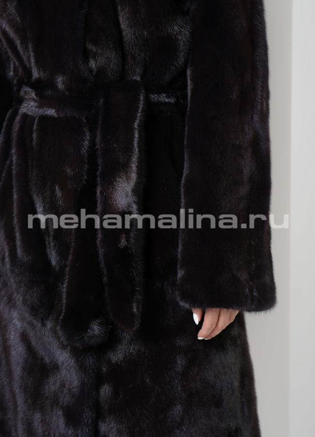 Норковая шуба  модель № S-694 универмаг малина