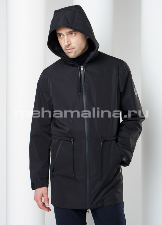 Мужская куртка с капюшоном модель № KP-204 универмаг малина