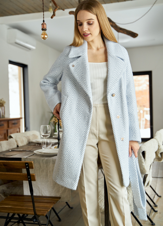 фото Женское полупальто Electra Style модель № 22216