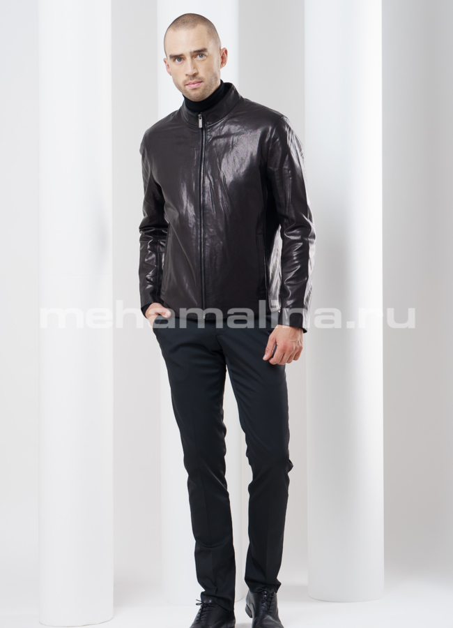 Кожаная куртка модель № KP-149 в рассрочку