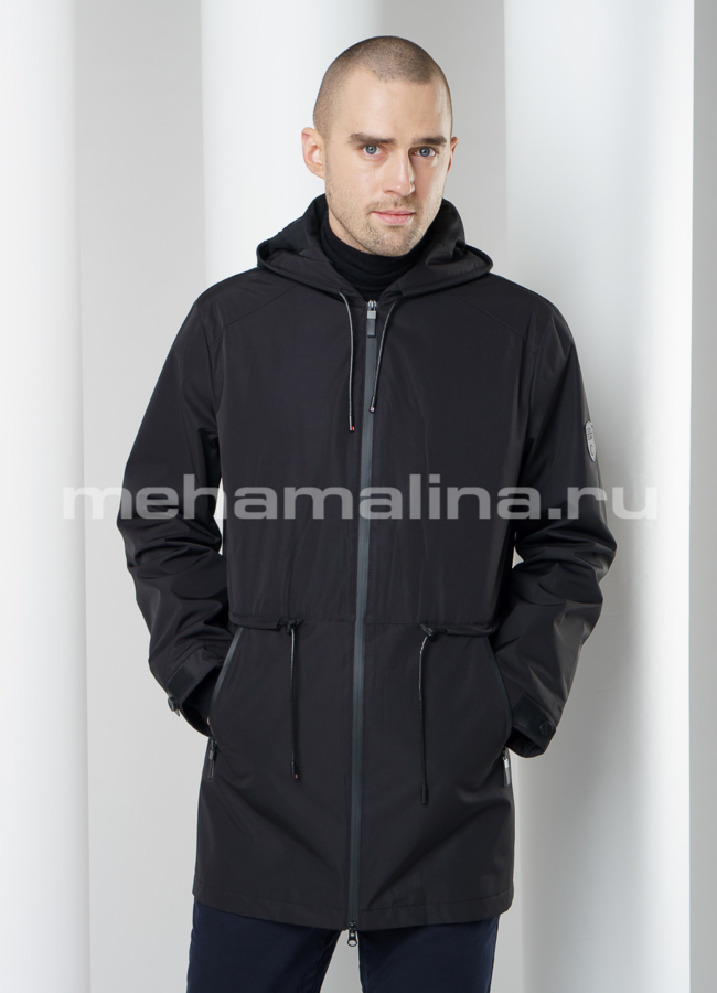 Мужская куртка с капюшоном модель № KP-204 универмаг малина