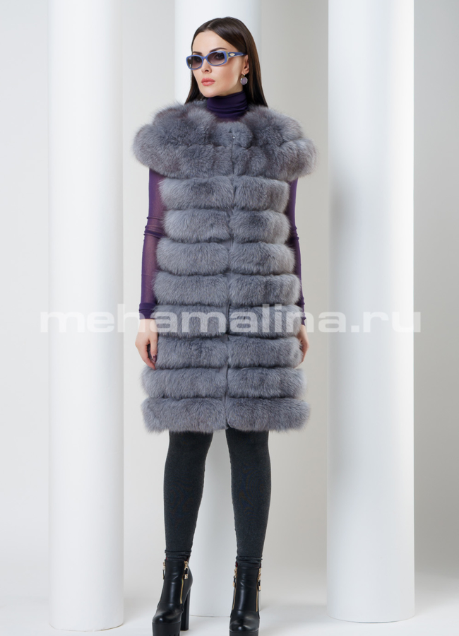 Песцовый жилет модель № M-131 в рассрочку