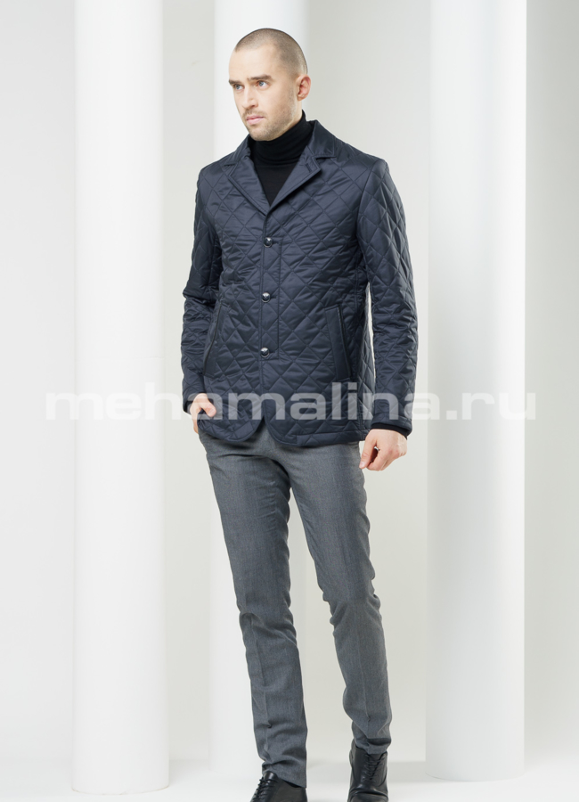 Мужская куртка, английский воротник модель № KP-126 в кредит