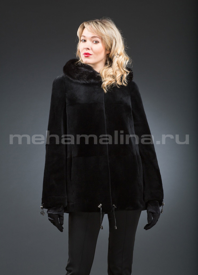 Шуба из нутрии 