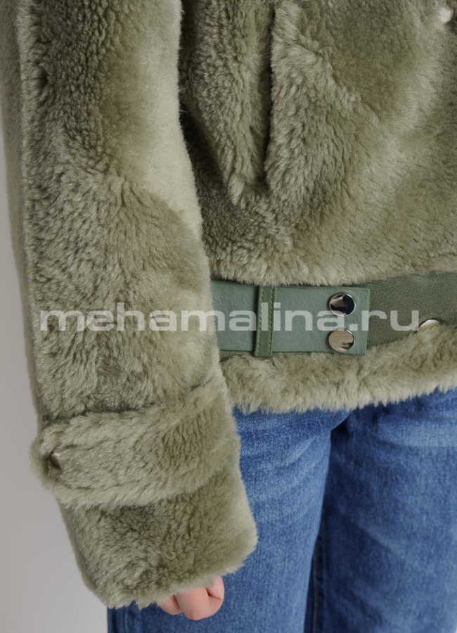 Шуба из эко меха укороченная  модель № 970 в рассрочку