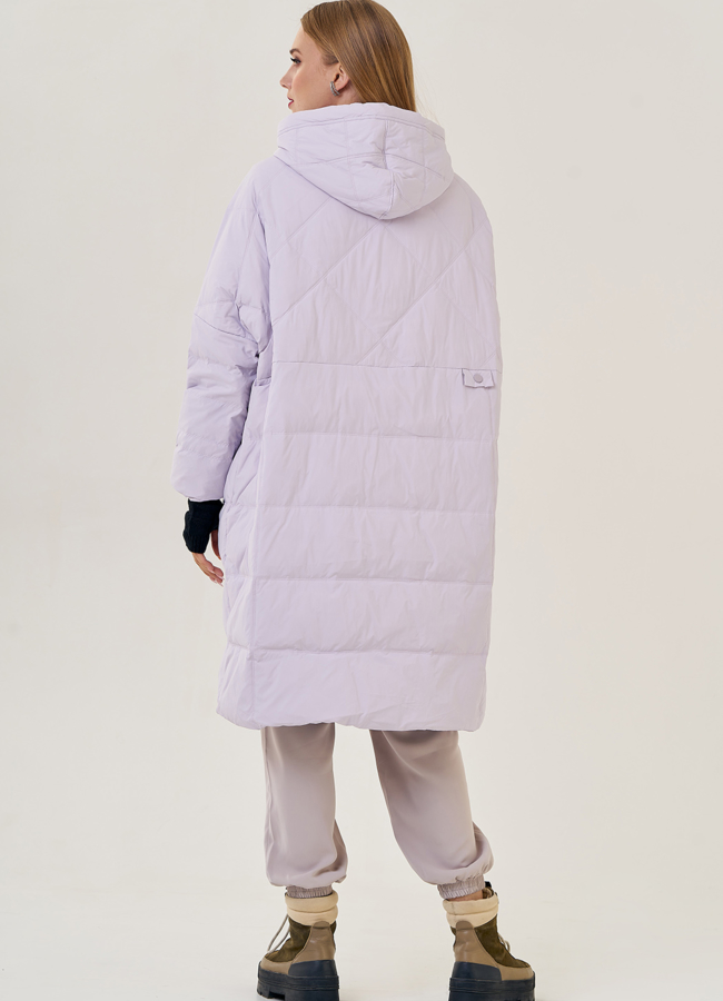 фото Длинный женский пуховик оверсайз Malina Siberian модель № 23233