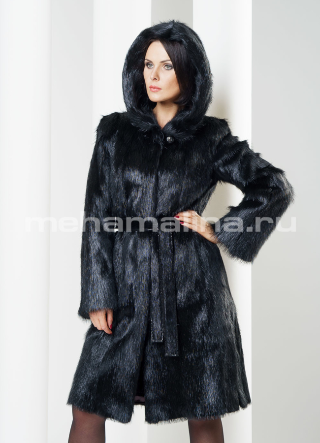 Шуба из нутрии 