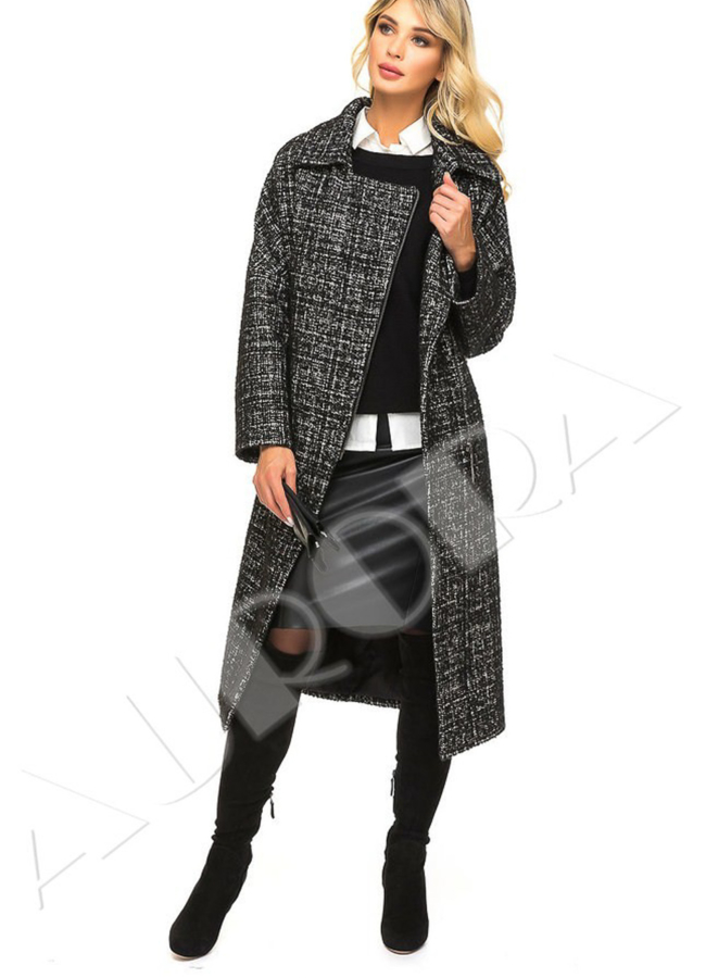 Пальто Aurora на поясе модель № 409 универмаг малина