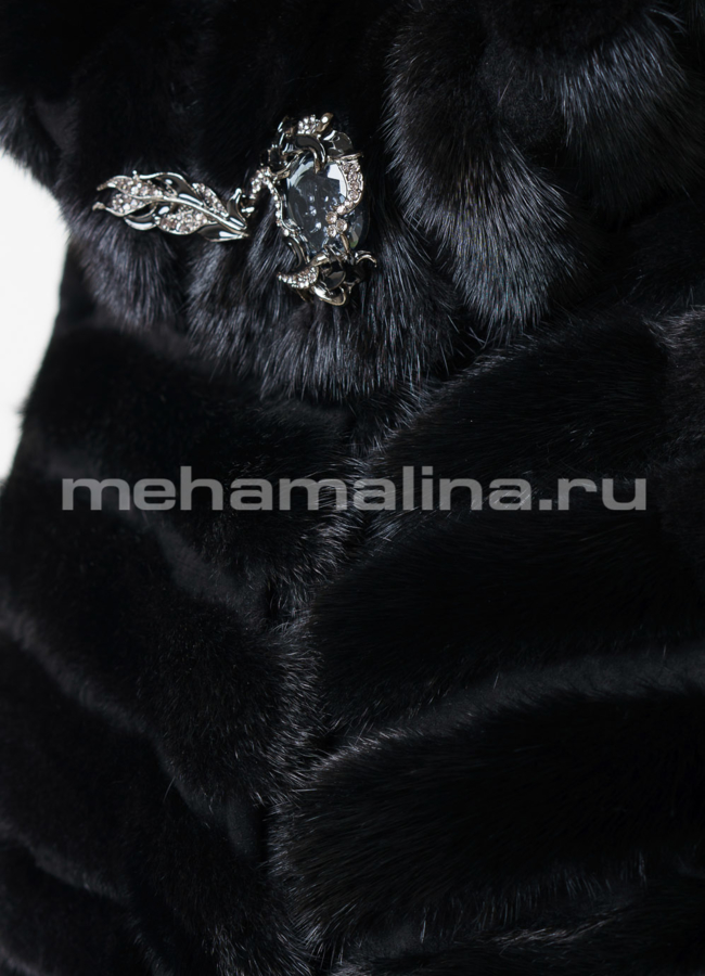 Шуба из мутона модель № S-565 универмаг малина