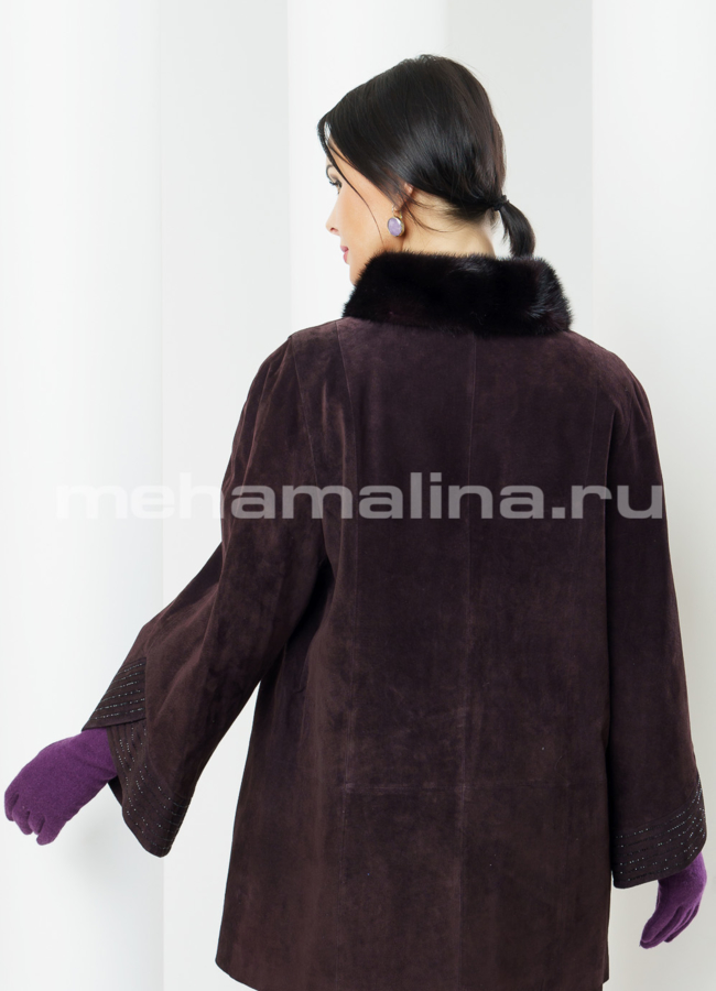 Куртка из замши модель № K-281 в рассрочку