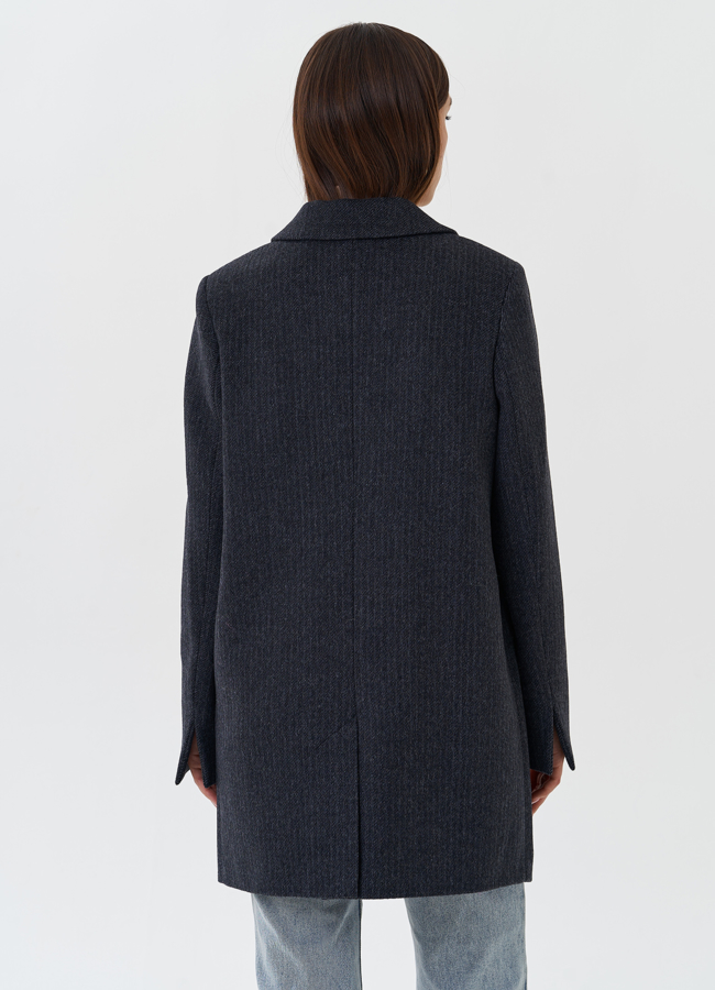 Женское пальто с принтом 