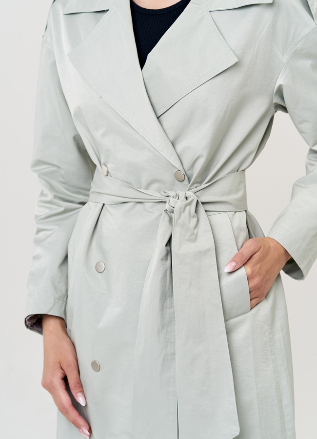 Классический двубортный тренч модель № 21260 в рассрочку