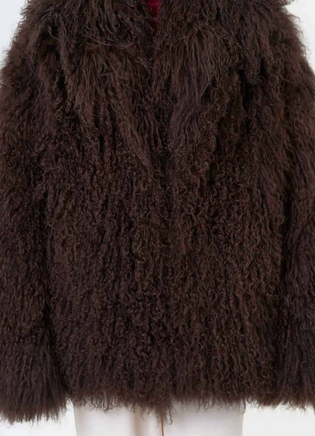 Женская шуба из меха ламы модель № 30635 универмаг малина Женская шуба из меха ламы модель № 30635 универмаг малина