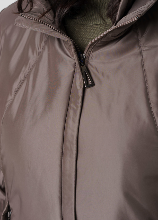 Полупальто женское серого цвета модель № 2011 универмаг малина