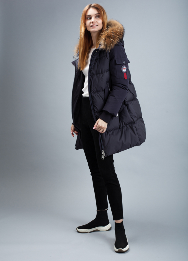 Пуховик женский модель № П-343 универмаг малина