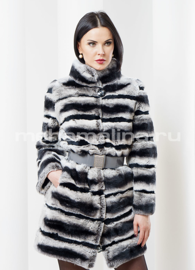 Шуба Rex воротник стойка модель № S-356 универмаг малина