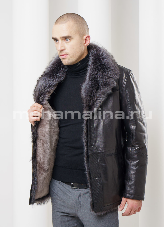 фото Дубленка мужская модель № DM-94
