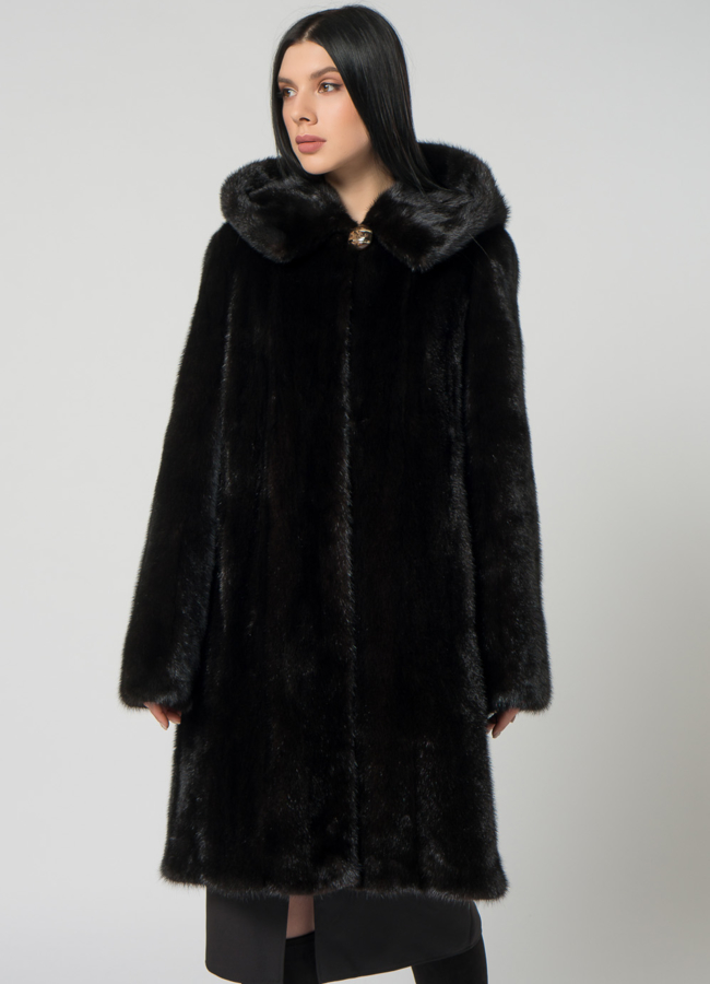 Норковая шуба с капюшоном модель № 25929 универмаг малина Норковая шуба с капюшоном модель № 25929 универмаг малина