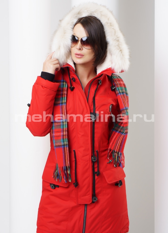 Женская куртка  модель № П-63 универмаг малина