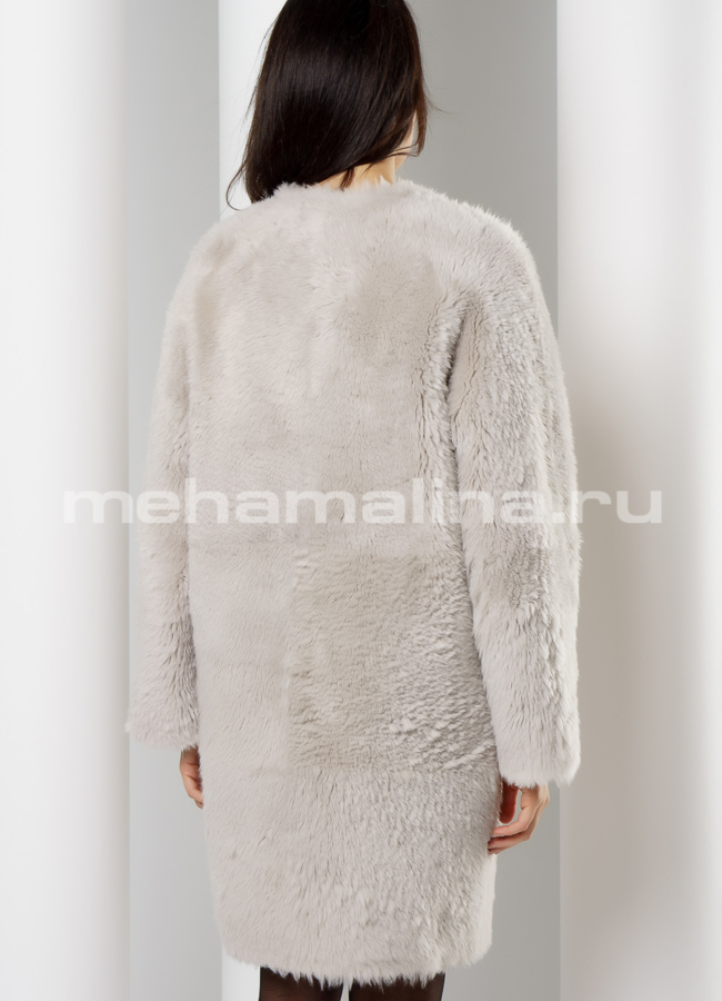 Светлая шуба модель № D-208 в рассрочку