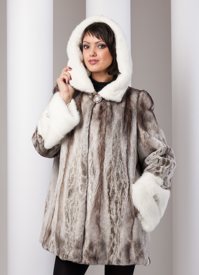 фото Шуба стриженая норка модель № S-49