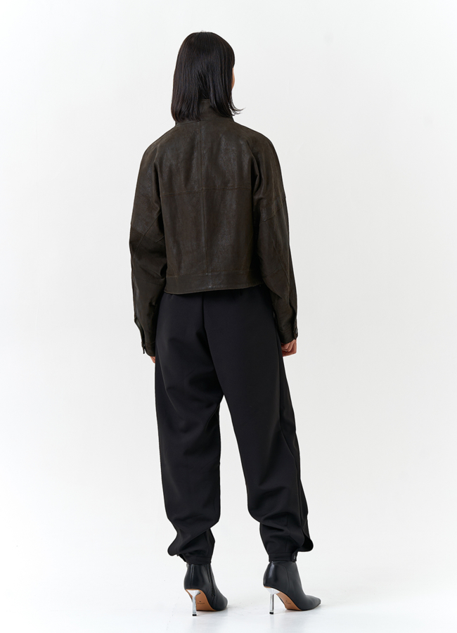 Женская двухсторонняя куртка из натуральной кожи модель № 32536 в рассрочку