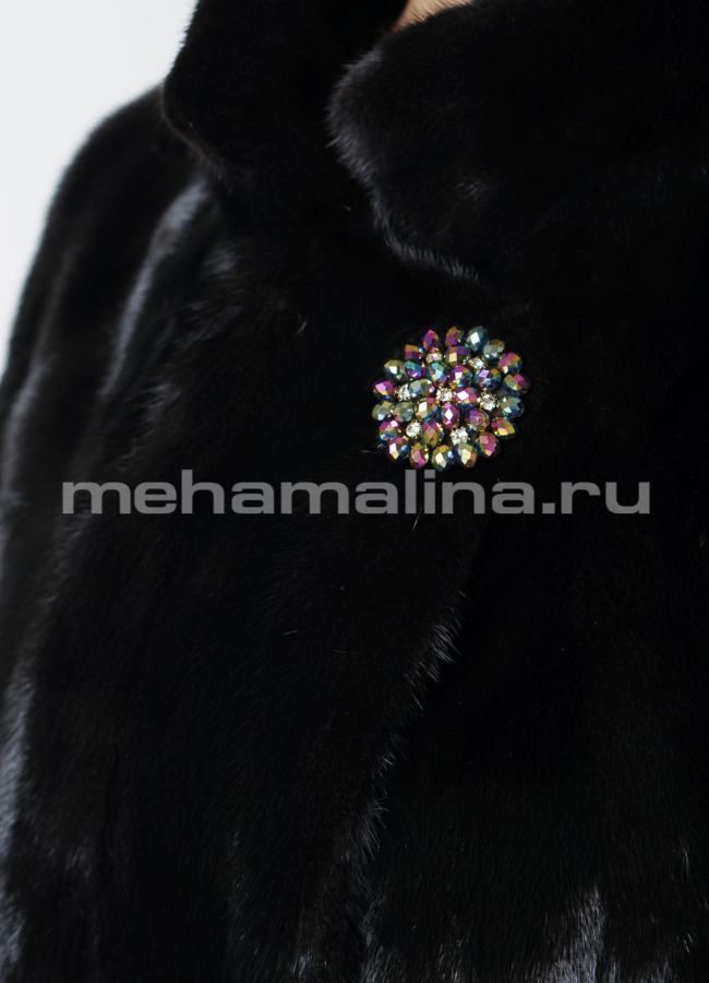 Шуба из норки модель № S-706 универмаг малина