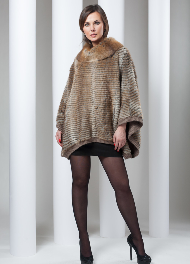 фото Манто из ондатры модель № B-6