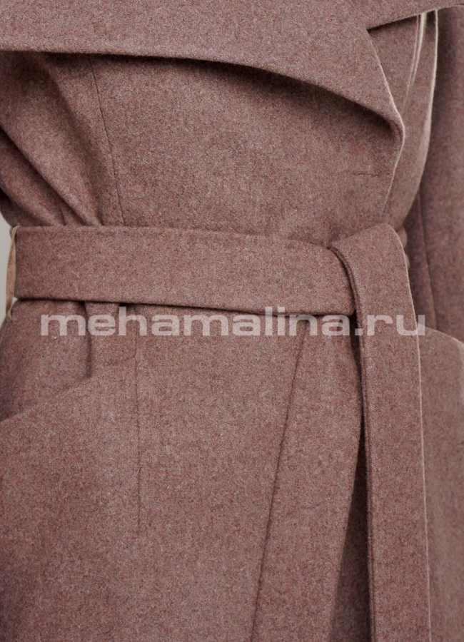 Пальто Avalon с поясом  модель № 2433 универмаг малина