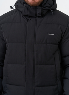 Мужской пуховик с капюшоном 