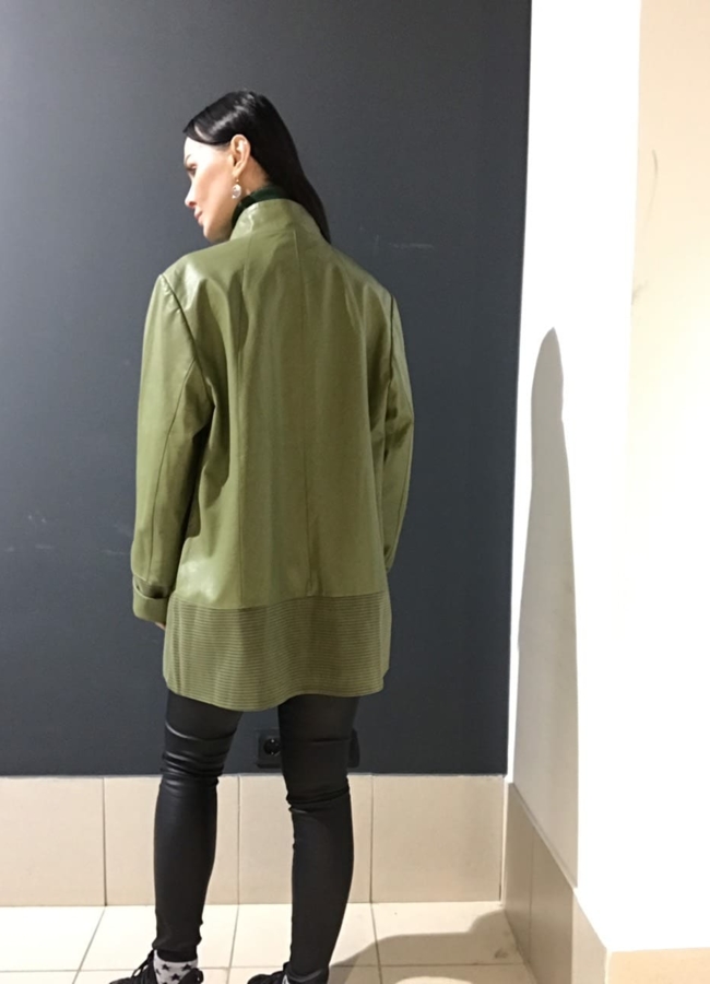 фото Куртка женская из эко кожи модель № 870