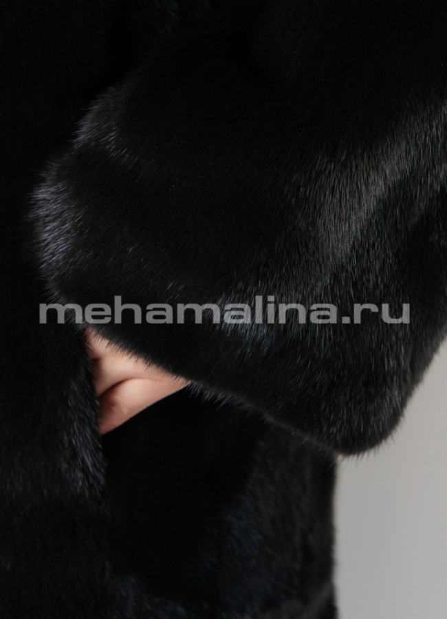 Шуба из норки модель № S-706 универмаг малина