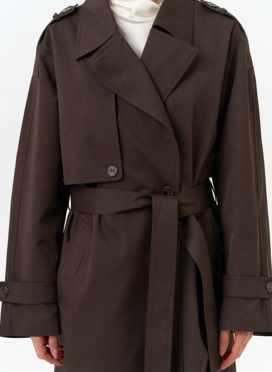 Женский плащ с поясом