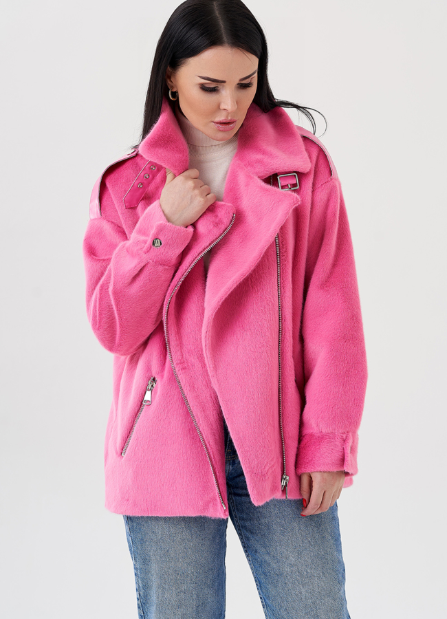 Женская куртка - косуха  модель № 24123 в рассрочку