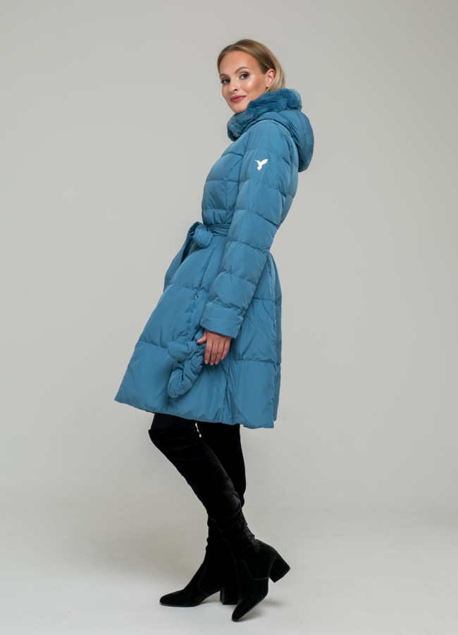 фото Пуховик ODRI с рукавицами  модель № П-250