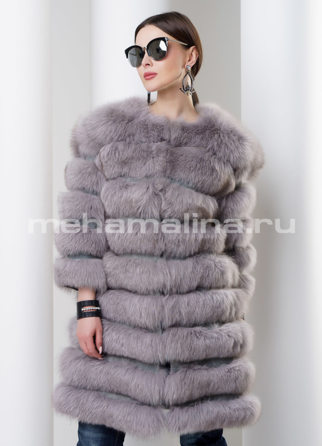 Песцовый жакет модель № M-126 универмаг малина
